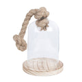 Clayre eef 6gl2220 stolp transparant 12x19 cm