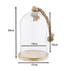 Clayre eef stolp 6gl2222 transparent 17x29 cm