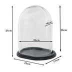 Clayre eef stolp 6gl3482 transparent 21x16x27 cm