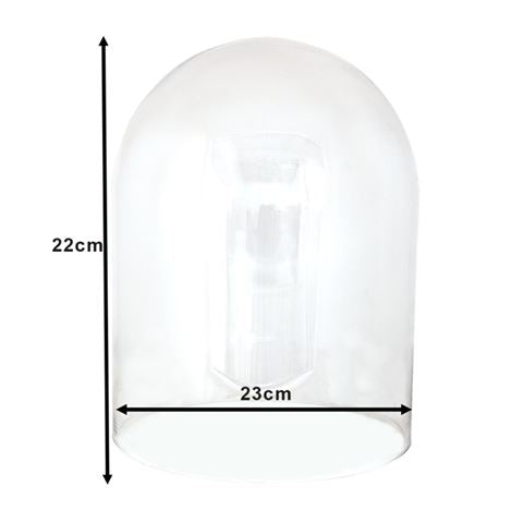Clayre eef stolp 6gl3548 transparent 23x22 cm