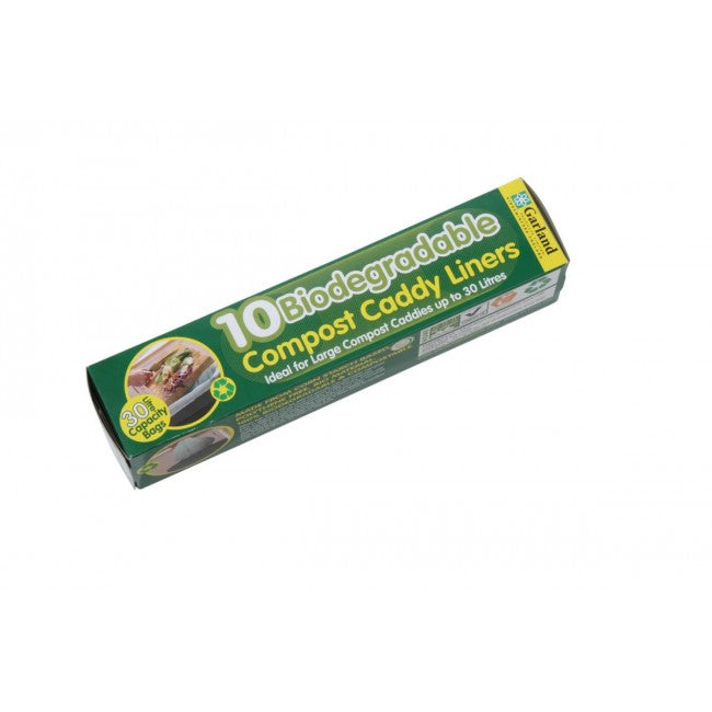 Garland bio afbreekbare afvalzakken 30 liter - 10 stuks