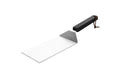 Cozze BBQ Spatel 42 cm zilver zwart