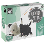 Craft id haakpakket twee katjes - incl. naald en draad