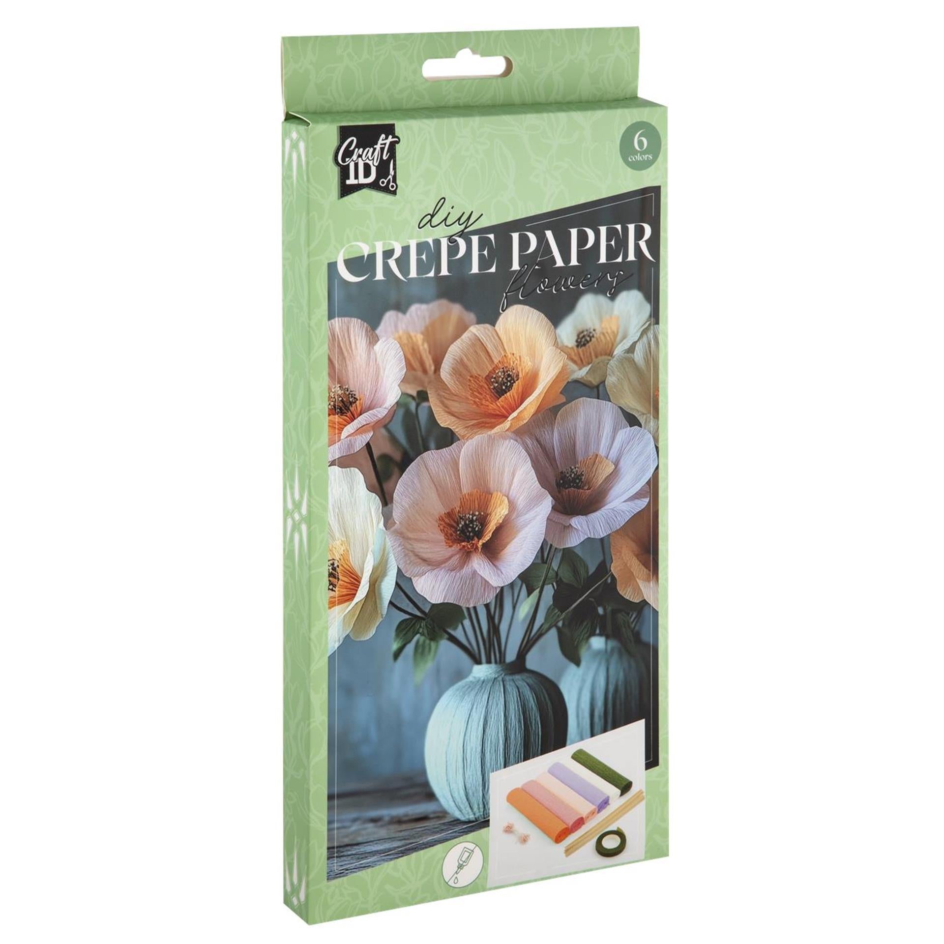 Craft ID - Craft ID Crepe bloemen knutselset