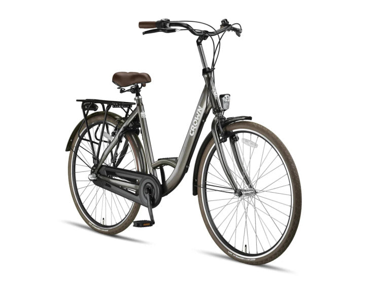 Crown - Crown Rio plus 28 inch 53 cm dames 3v v-brakes zwart