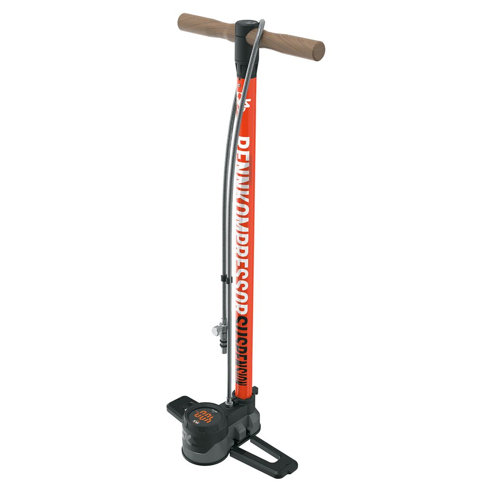 Sks vloerpomp rennkompressor suspension 27,5bar zwart rood