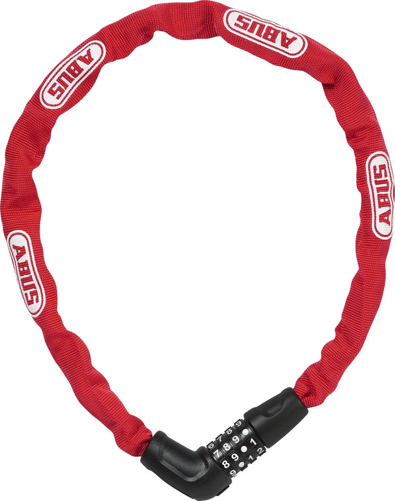 Abus Cadenas Vélo 5805C/75 Rouge 4mm 75cm