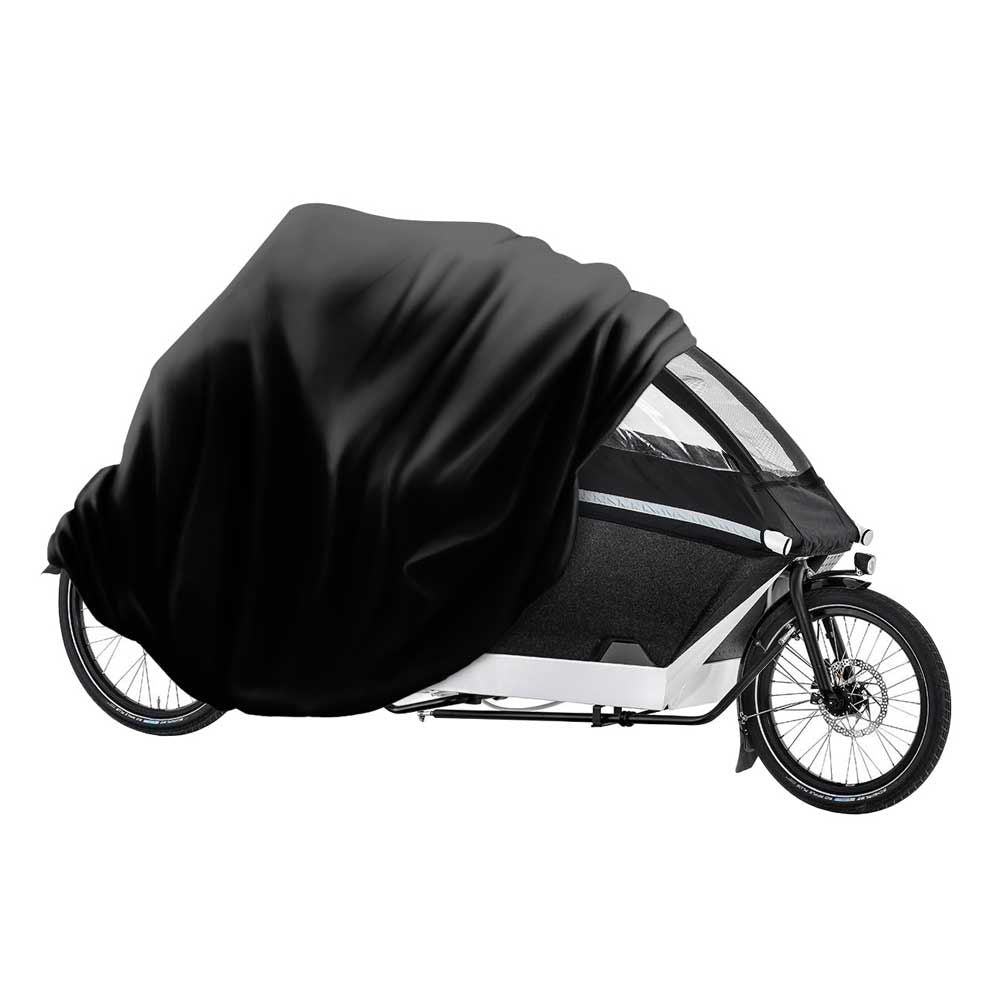 DS Covers - Hoes ds cargo bakfiets huif 2 wielen zwart