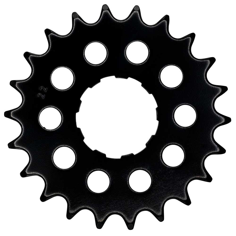 KMC Pignon 22T Rear Enviolo/Nuvinci 1/8, Chromoly Noir