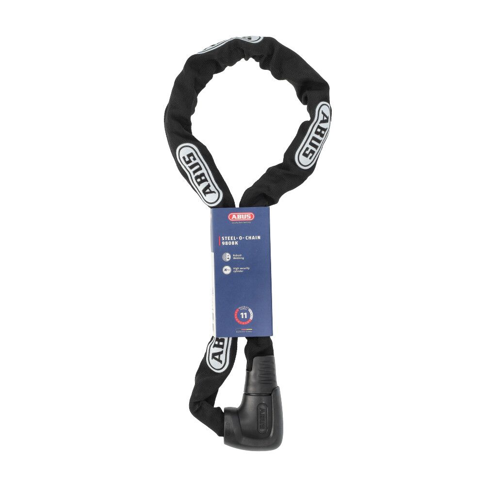 Abus Cadenas Vélo Steel-O-Chain 9808K/110 Noir