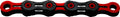 Kmc chain dlc 11 118l box waxed 11-speed black red