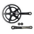 Hulzebos cycle parts b.v. white label crankstel 46t 170mm aluminium zwart
