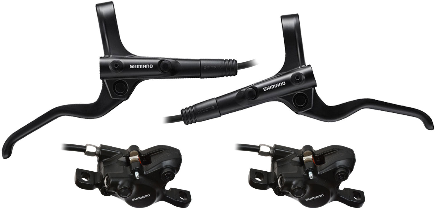 Shimano mt200 hydraulische schijfremset voor + achter 1000 1700 mm zwart