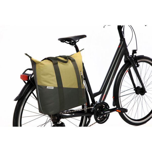 Newlooxs - Newlooxs Tas new looxs kota shopper | oslo | olijfgroen/geel | 24l