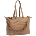 Sac à vélo newlooxs verla 34 x 18 x 44cm 21 litres - en cuir de luxe - cognac
