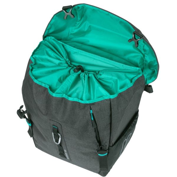 BASIL - BASIL Enkele tas discovery 365d l mik 20l 15 x 23 x 35 cm - zwart