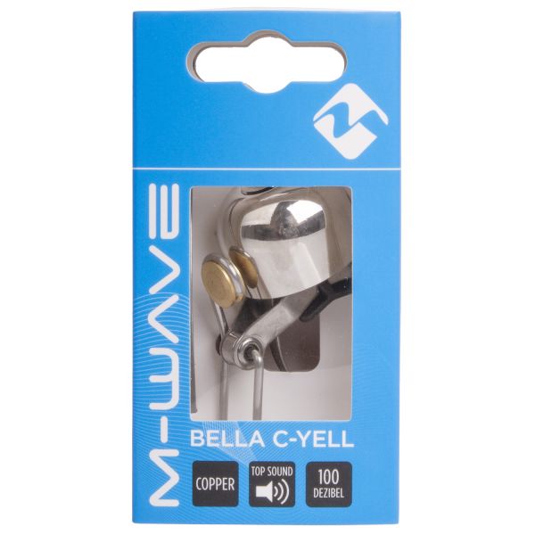 M-WAVE - M-WAVE miniglocke "bella c-yell " mini bell c-yell silver