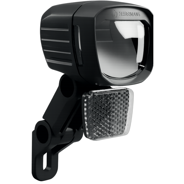 Herrmans - Koplamp nordic mr5 e-bike 140 lumen - zwart