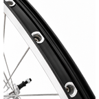 - Achterwiel 28'' aluminium ZAC 2000 zwart geslepen velg - Freewheel - vaste as