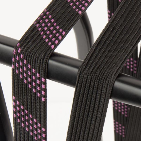 Widek B.V. - B.V. veiligheidsbinder suv stalen haak 54cm zwart/roze