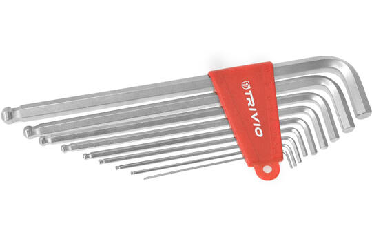 Trivio - Trivio - fietsgereedschap inbussleutelset 9-delig 1.5-2-2.5-3-4-5-6-8-10mm