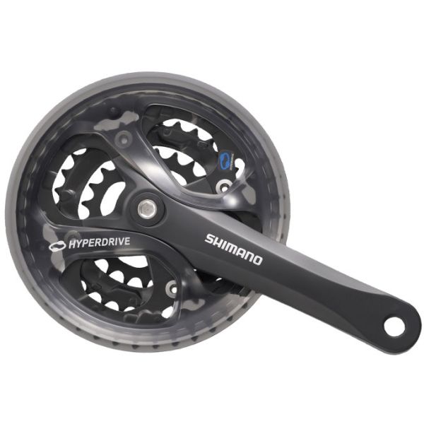 Shimano Benelux B.V. - Benelux B.V. efcm361e888cl crankstel acera m361 7/8-sp zwart 48x38x28t+cg kk vierk 175 mm (-4mm)