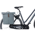 BASIL - BASIL Dubbele fietstas city mik 28-32 liter - graphite blue