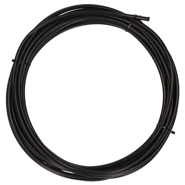Edge rem buitenkabel ø5mm 10 meter met teflon voering - zwart