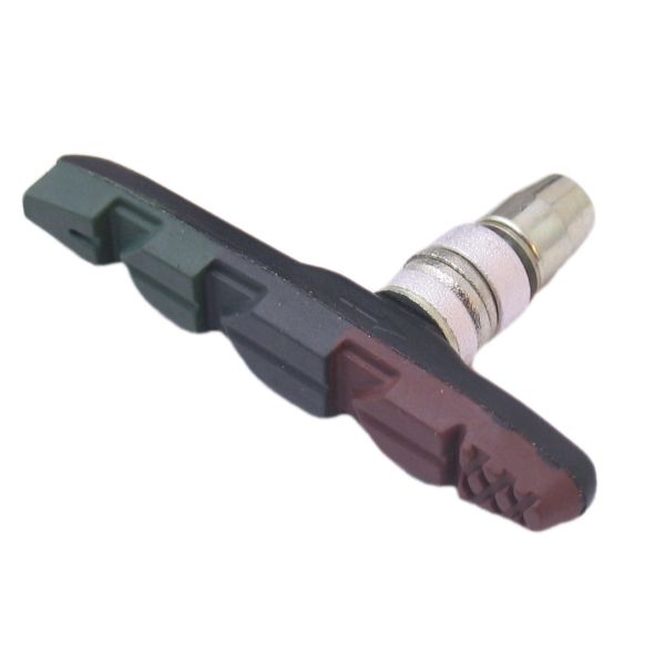Promax - Promax Remblokset v-brake met inbus 70mm triple-color (bruin/zwart/groen)