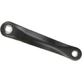 M-wave crankarm links shimano 170mm aluminium - zwart