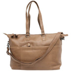 Sac à vélo newlooxs verla 34 x 18 x 44cm 21 litres - en cuir de luxe - cognac