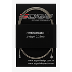 Edge rem binnenkabel 2250 mm met 2 nippels