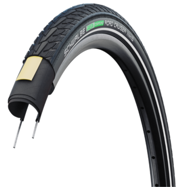 Schwalbe - motion road cruiser 28x1.40 700x35c (37-622) wired active line green black+reflex
