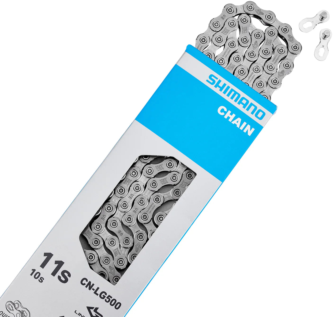 LINKGLIDE LG500 - chaîne durable pour transmissions LINKGLIDE 10/11 vitesses et HYPERGLIDE 11 vitesses - Gris - CN-LG500