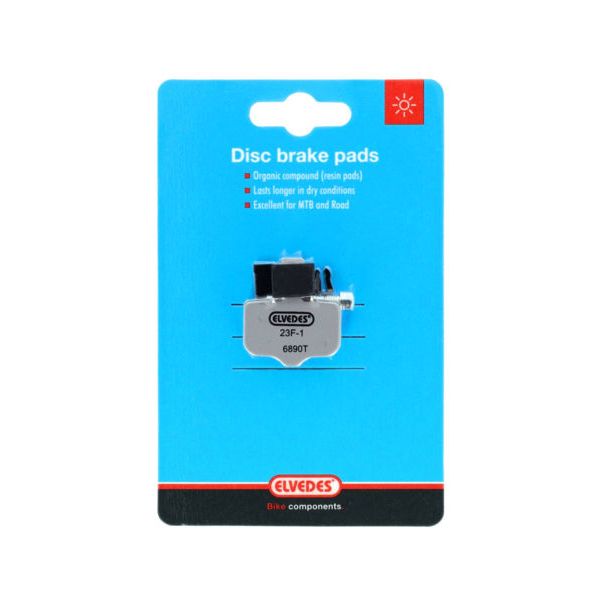 Elvedes cable systems bv schijfremblokset elvedes - avid - organische compound (resin) - 1 paar