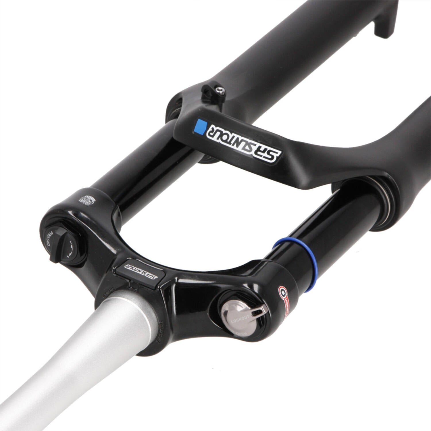 Srsuntour sr suntour - vork mobie 45 lor ds coil 700c 100mm tapered 15mm zwart
