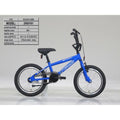 Royal bmx fiets -bugatti tornado 16 inch - blauw