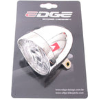 Edge koplamp retro 3 led aan uit - incl. batterijen - chroom