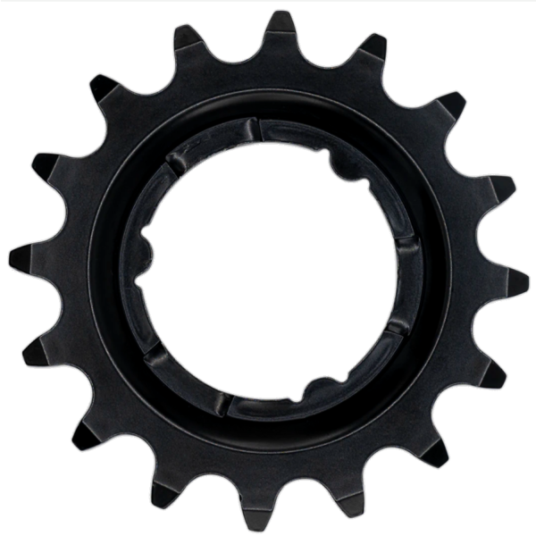 Kmc tandwiel voor shimano 16t o-mo staal 3 32 inch - zwart