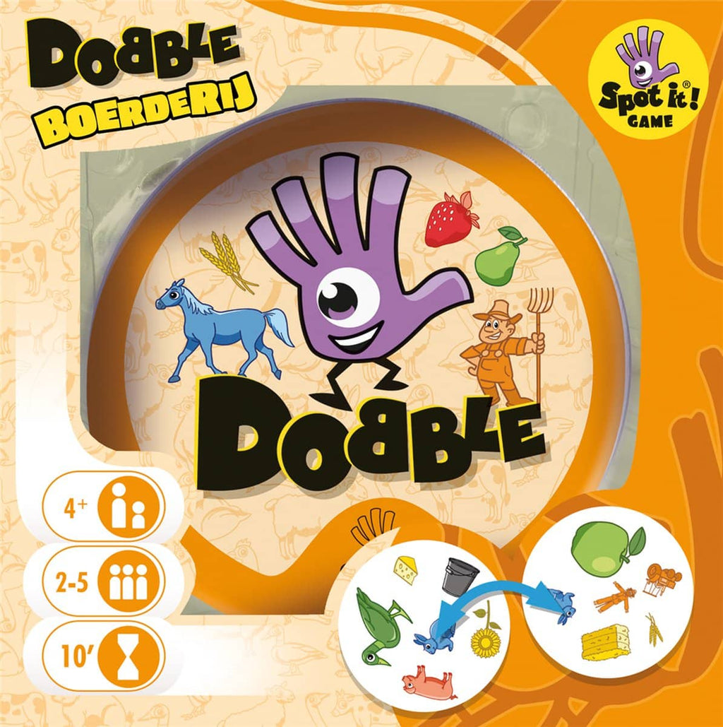 Asmodee dobble boerderij kaartspel