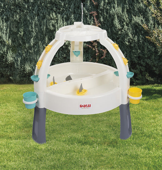 Dolu Fun Fountain Zanden Watertafel met Accessoires Wit Grijs