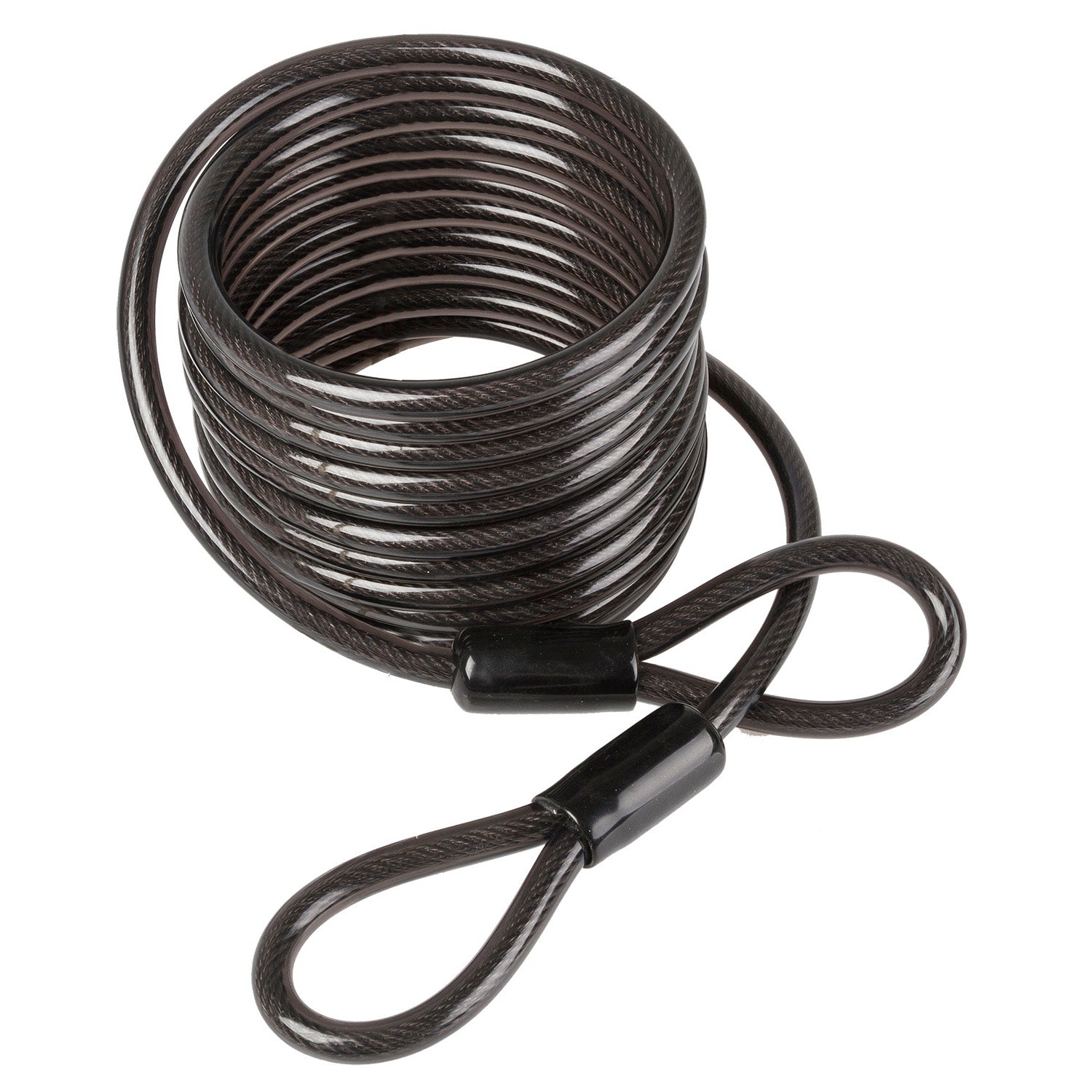 Câble d'affichage 5m x 10mm avec double boucle noir