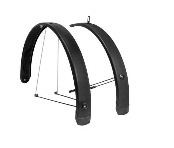 Eurofender S.r.l.u. - Eurofender S.r.l.u. Voorspatbord 20 inch 65mm urban arrow mat zwart tempo square