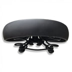 Selle confort selle city mousse noire avec sangle