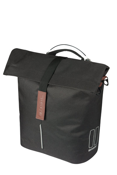 Basil B.V. - B.V. Tas basil city shopper enkel | mik studs | zwart | 14-16l