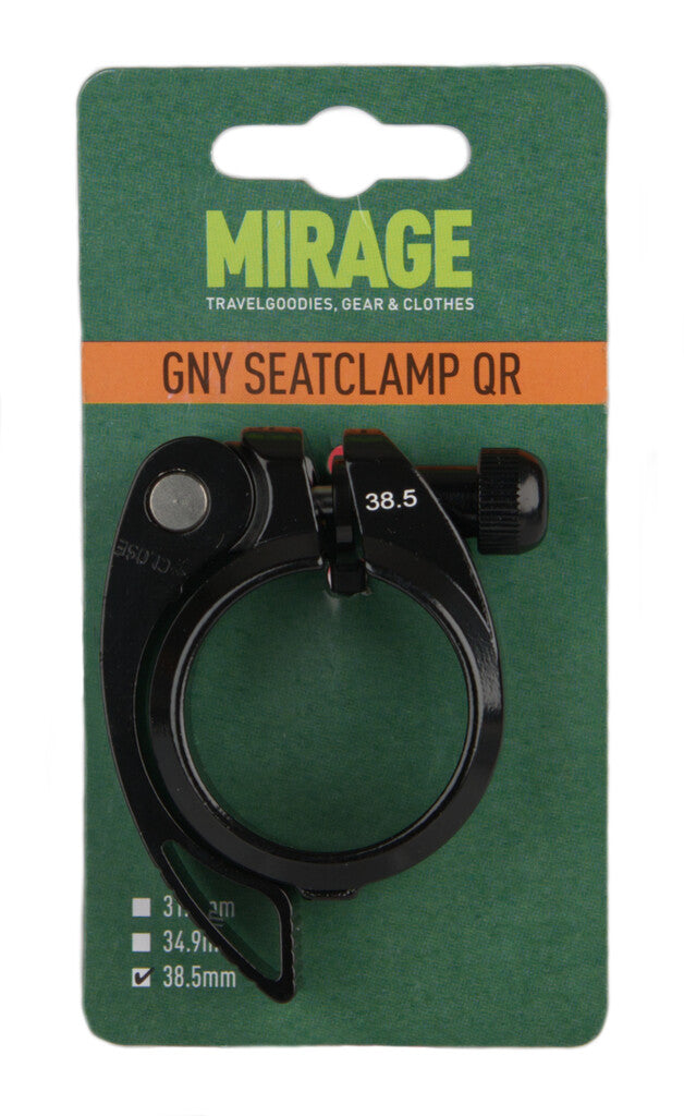 Buzaglo - Buzaglo zadelpenklem gny met qr 38.5 mm zwart