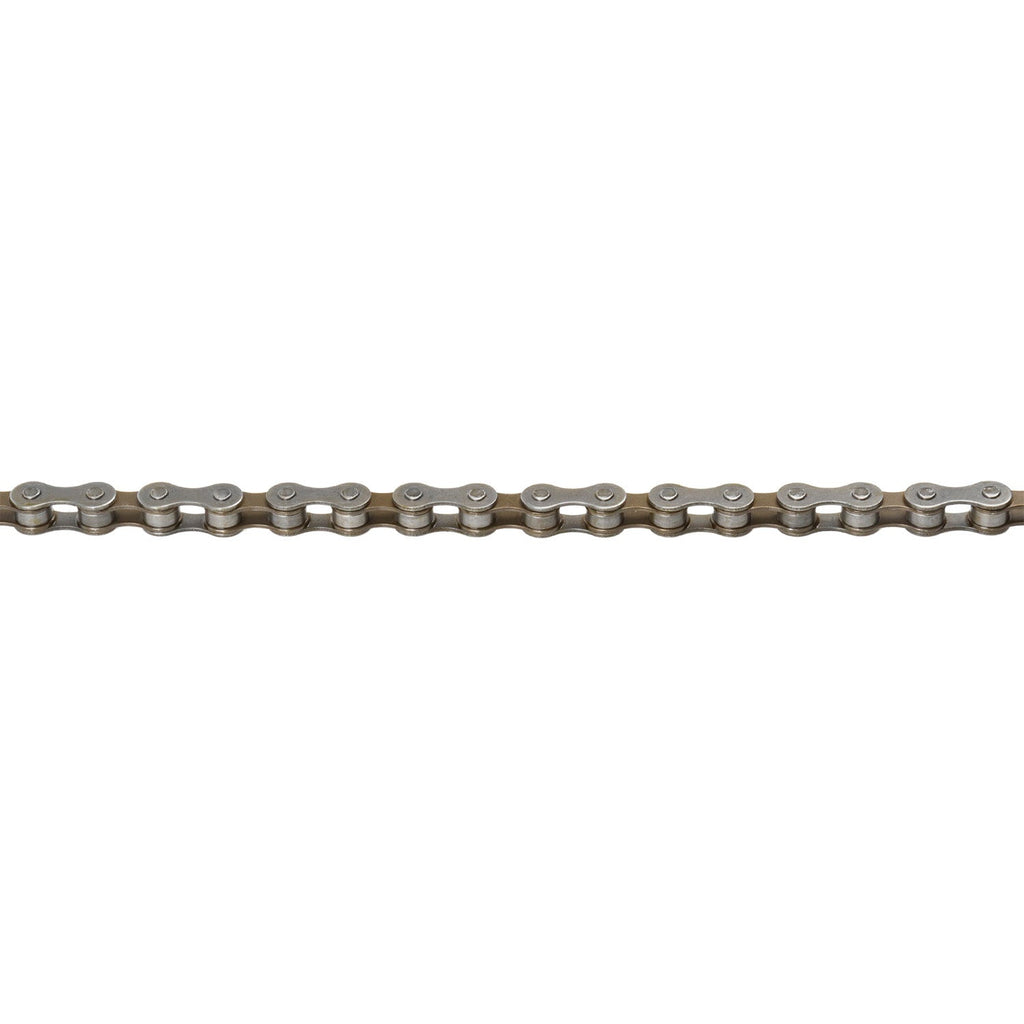 Chaîne M-Wave mono vitesse, 1/2x1/8 112L gris/marron (emballage suspendu)