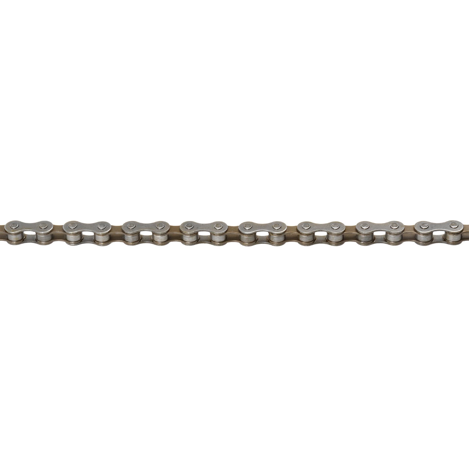 Chaîne M-Wave mono vitesse, 1/2x1/8 112L gris/marron (emballage suspendu)
