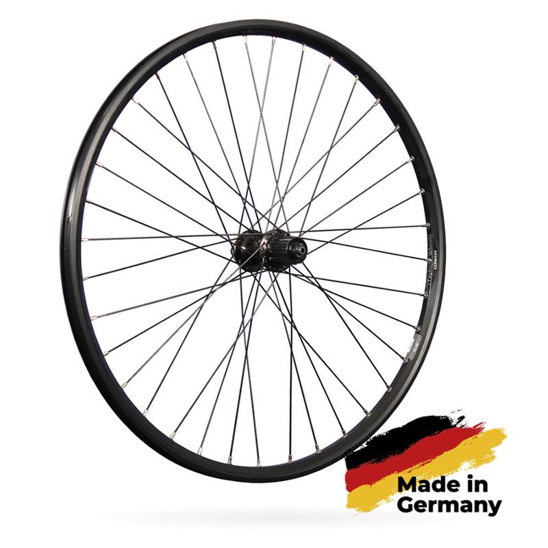 Roland - Achterwiel 26x1.75 zwart schijfrem centerlock 8/9/10v tuarus