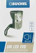 Büchel GmbH Co. - GmbH Co. Koplamp büchel uni led evo e-bike | 40 lux | 6-48v | stvzo